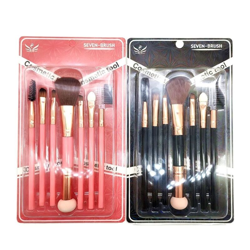 12pk 7 Brush Set Makeup Cosmatic Tools