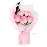 FA009-1 Mini Soap Flower Bouquet Valentine Mix Rose Flower