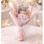 FA010-1 Mini Soap Flower Bouquet Valentine Mix Rose Flower