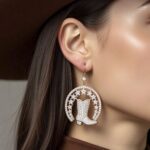 12pk Western Horseshoe Star Chunky Earrings