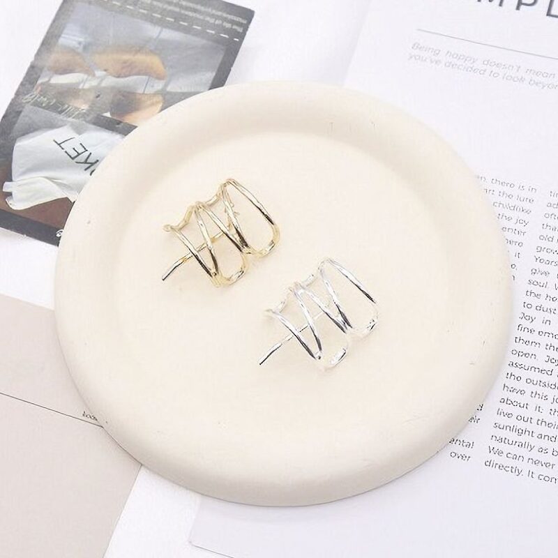12pk Metalic Open Wire Hair Cuff
