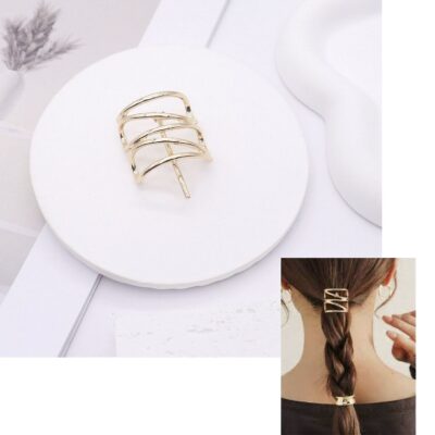 12pk Metalic Open Wire Hair Cuff