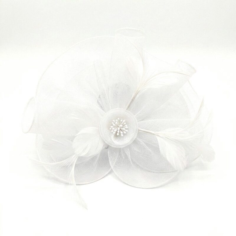 Mesh Flower Fascinator Kentucky Derby Teaparty Tulle Elegant Chic