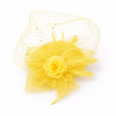 Mesh Flower Fascinator Kentucky Derby Teaparty Tulle Veil Chic