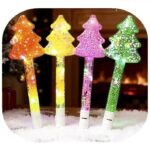 12PK LED Tree Shape Glow Wand Light Stick Party Festival