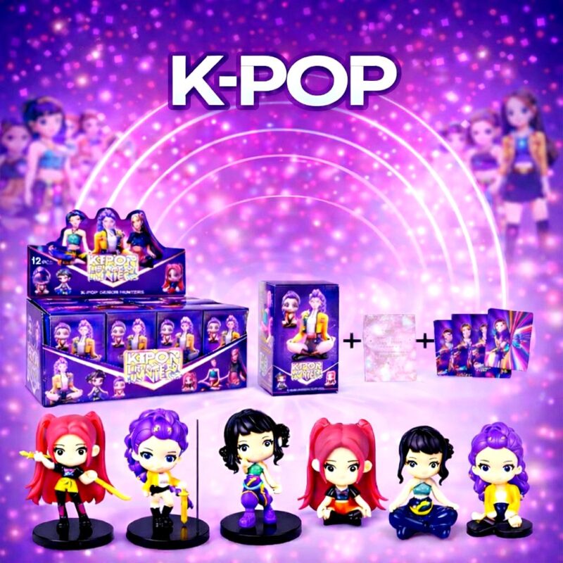 6PK K-Pop Anime Style Figure Set Collectible Toy
