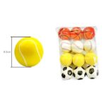 12pk Soft Squish Stress Balls Assorted Sports Designs