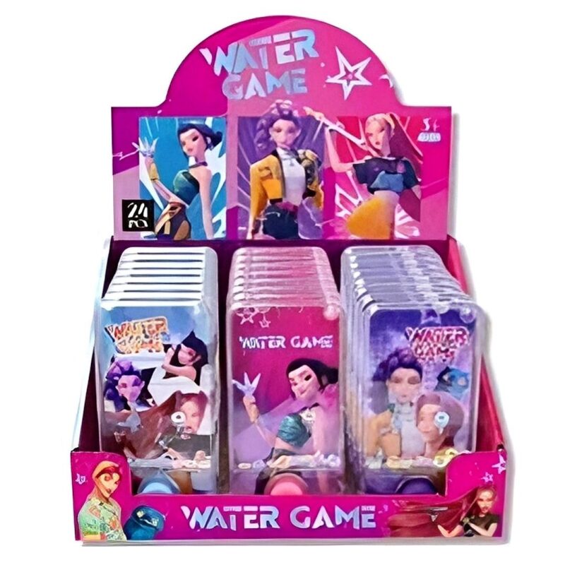 24pk Kpop Girls Handheld Water Game Ring Toss Toy C