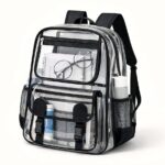 Large Clear Backpack for School Travel and Stadium Events