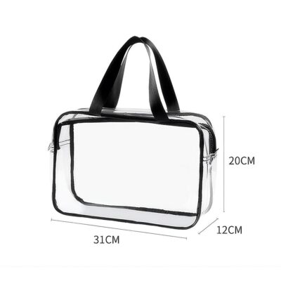 Clear Cosmetic Tote Bag for Travel Makeup and Storage