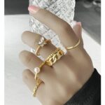 ARI1176 12pk Mixed Style Ring Set Stackable Fashion Rings for Everyday Boutique Styling