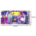 FJ-0112-2 Kpop Girl and Boy Figure Set Kpop Demon Hunters Dolls Toy Set 5 Piece Kpop Style