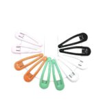 H1506LMU 12pk Snap Hair Clips Assorted Colors Metal Barrettes No Slip Hair Pins Kids