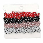 HR1974-transformed – Copy Dozen Polka Dot Scrunch Hair Tie