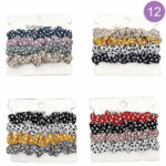 HR1974-transformed – Copy (2) Dozen Polka Dot Scrunch Hair Tie