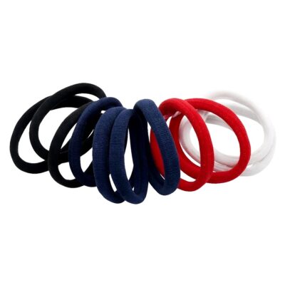 12 Pack Hair Tie Set (120pk) – Soft Elastic Scrunchie Hair Bands, Everyday